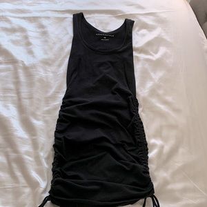 black body con dress with ajustable length